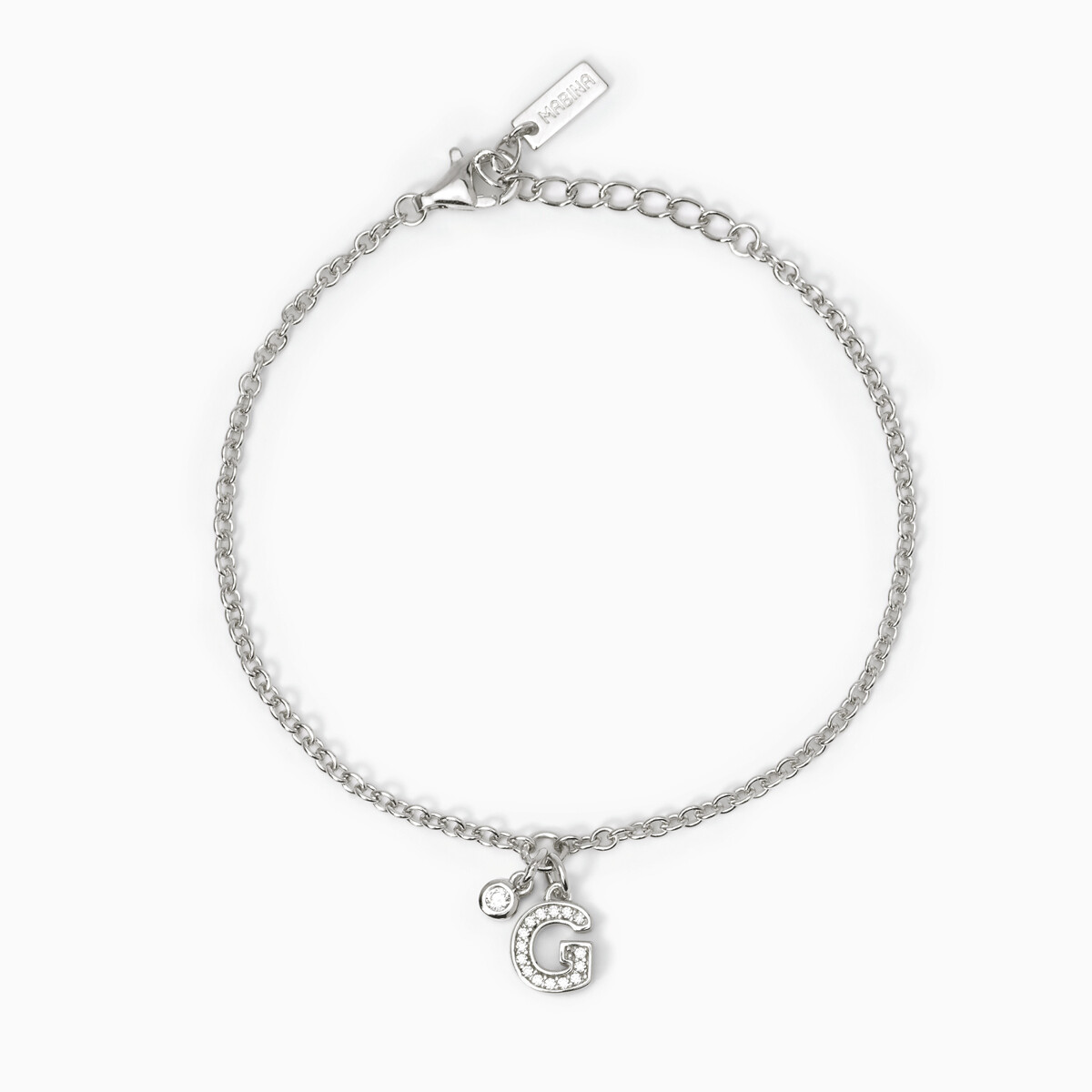 Bracciale Argento Lettera G -  Mabina gioielli