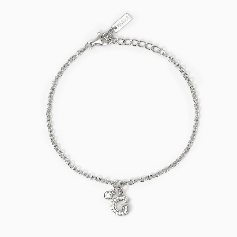 Bracciale Argento Lettera G -  Mabina gioielli