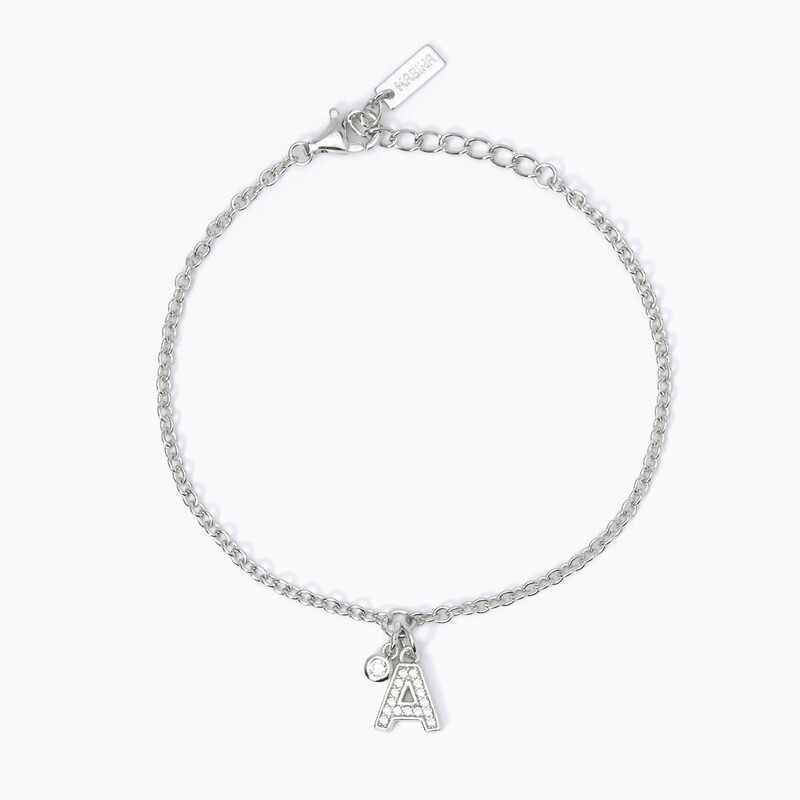 Bracciale Argento Lettera A - Mabina gioielli