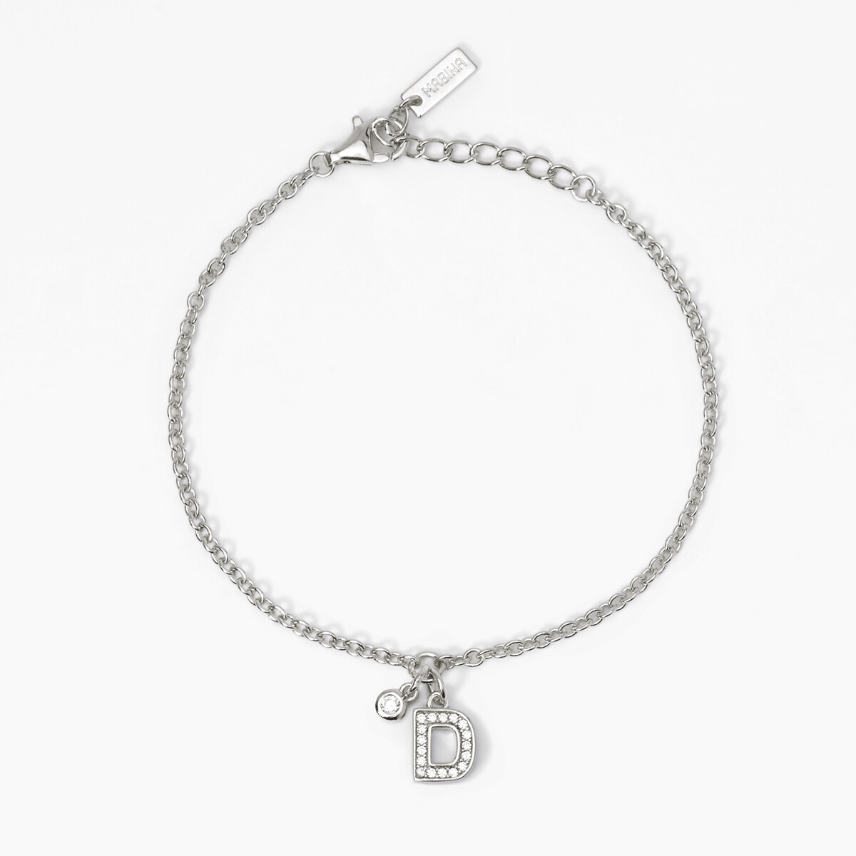 Bracciale Argento Lettera D -  Mabina gioielli