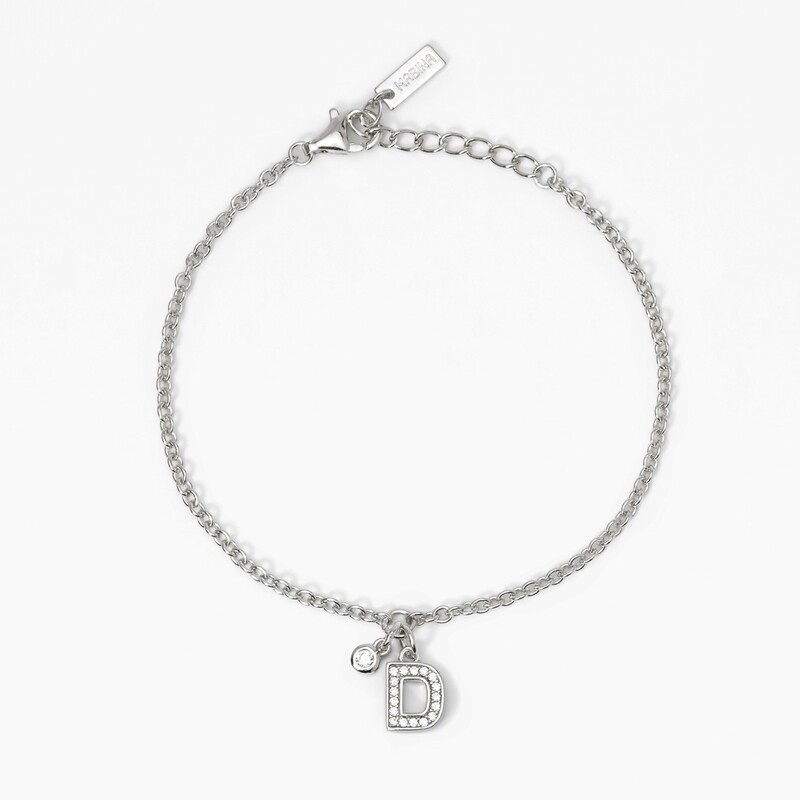 Bracciale Argento Lettera D -  Mabina gioielli