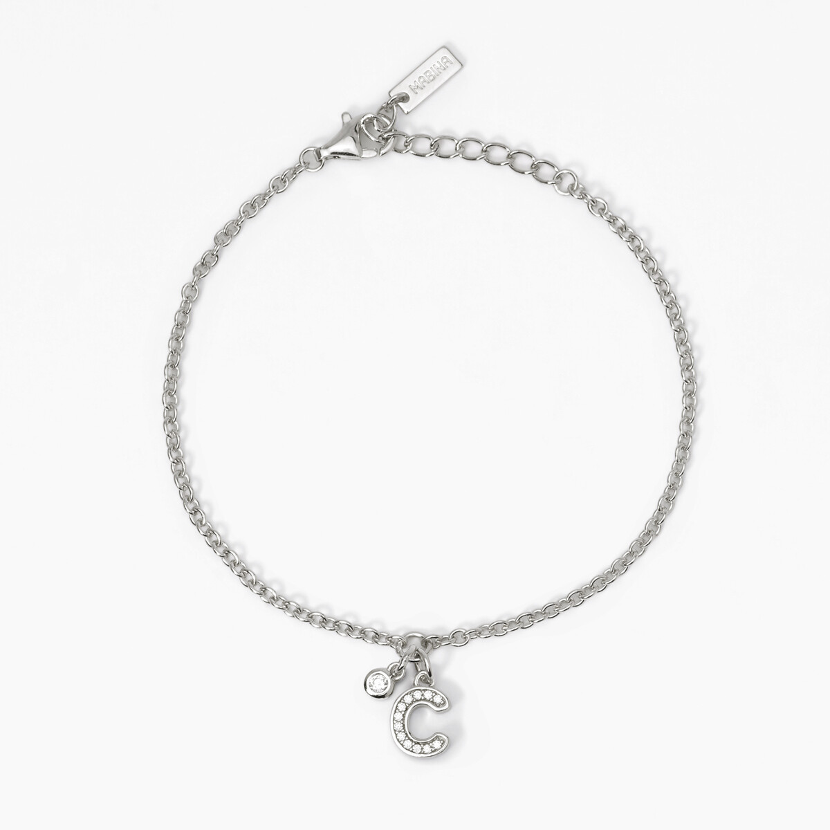 Bracciale Argento Lettera C -  Mabina gioielli