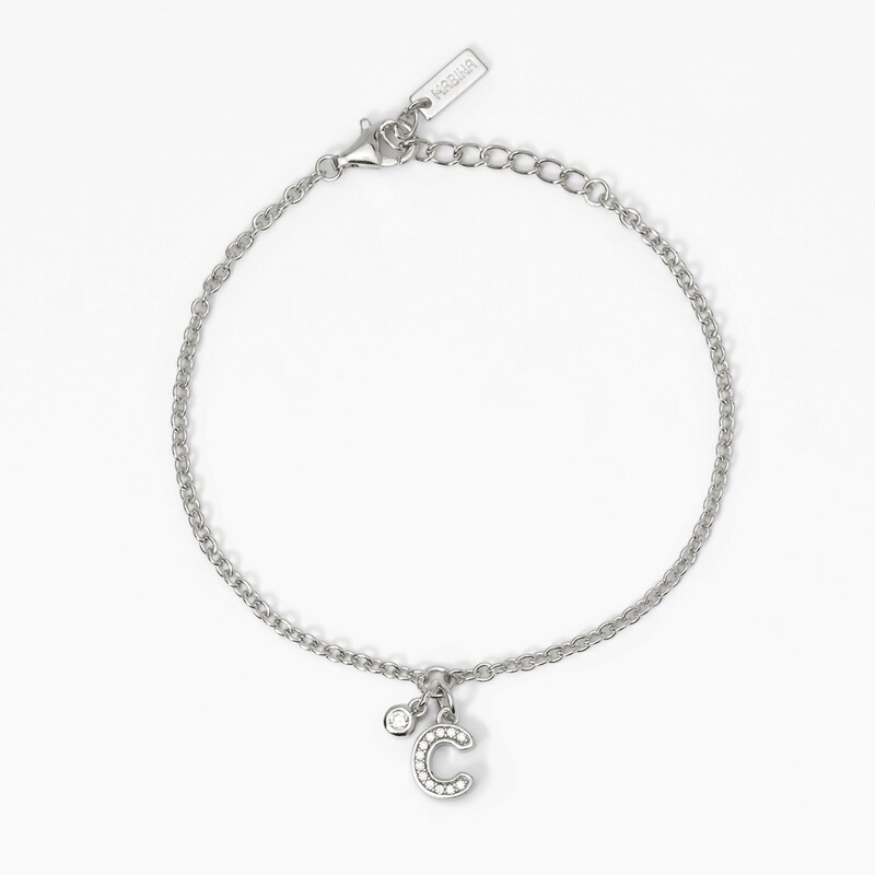 Bracciale Argento Lettera C -  Mabina gioielli