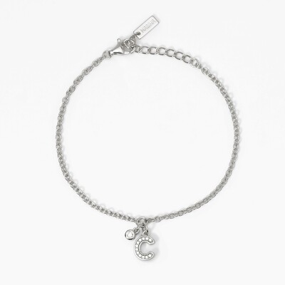 Bracciale Argento Lettera C -  Mabina gioielli