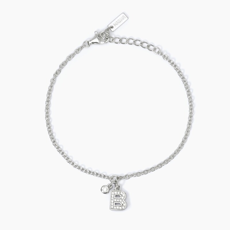 Bracciale Argento Lettera B -  Mabina gioielli