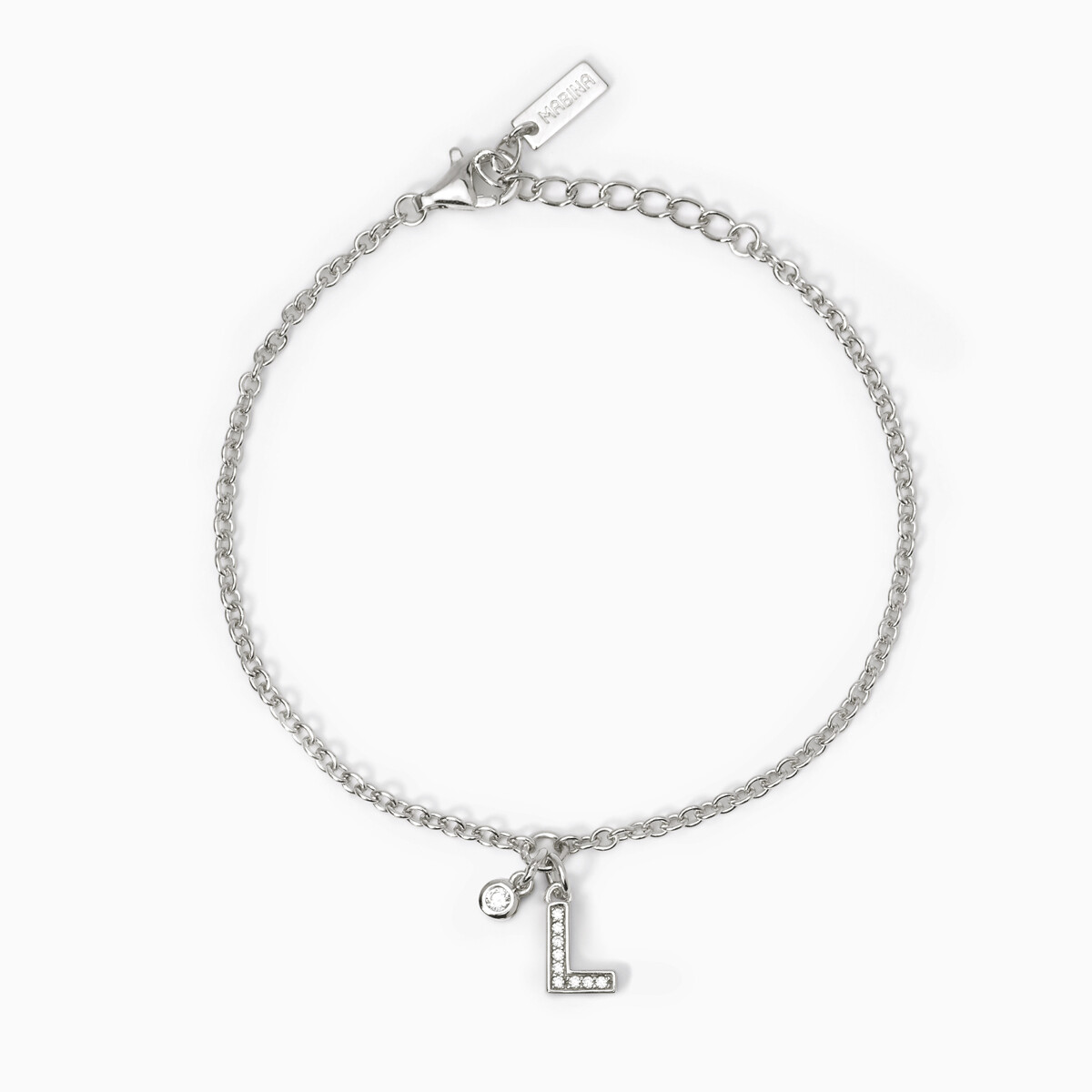 Bracciale Argento Lettera L -   Mabina gioielli