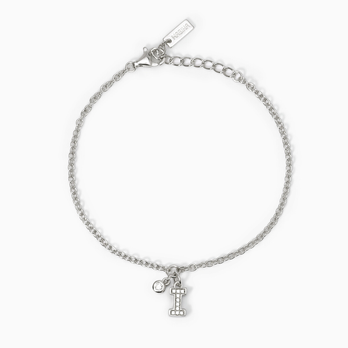 Bracciale Argento Lettera I -  Mabina gioielli