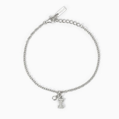 Bracciale Argento Lettera I -  Mabina gioielli
