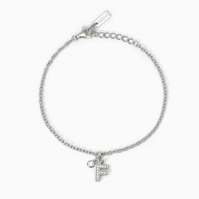Bracciale Argento Lettera F -  Mabina gioielli