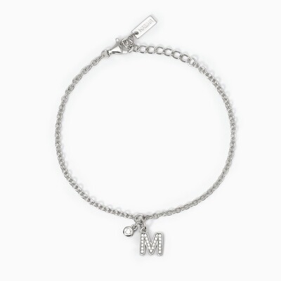 Bracciale Argento Lettera M -  Mabina gioieli