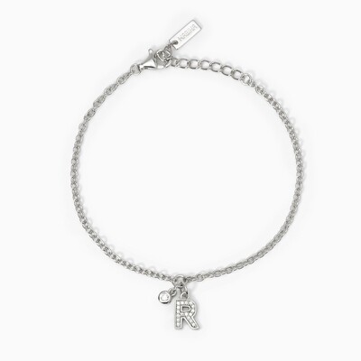 Bracciale Argento Lettera R - Mabina gioielli