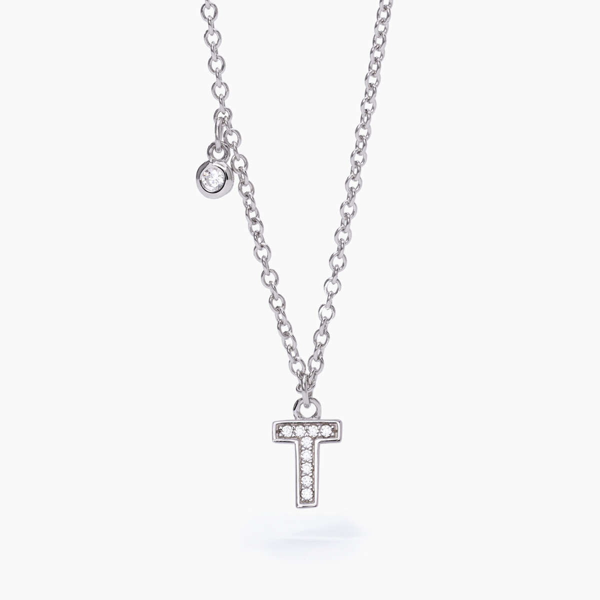 Girocollo Argento Ciondolo T- Mabina gioielli