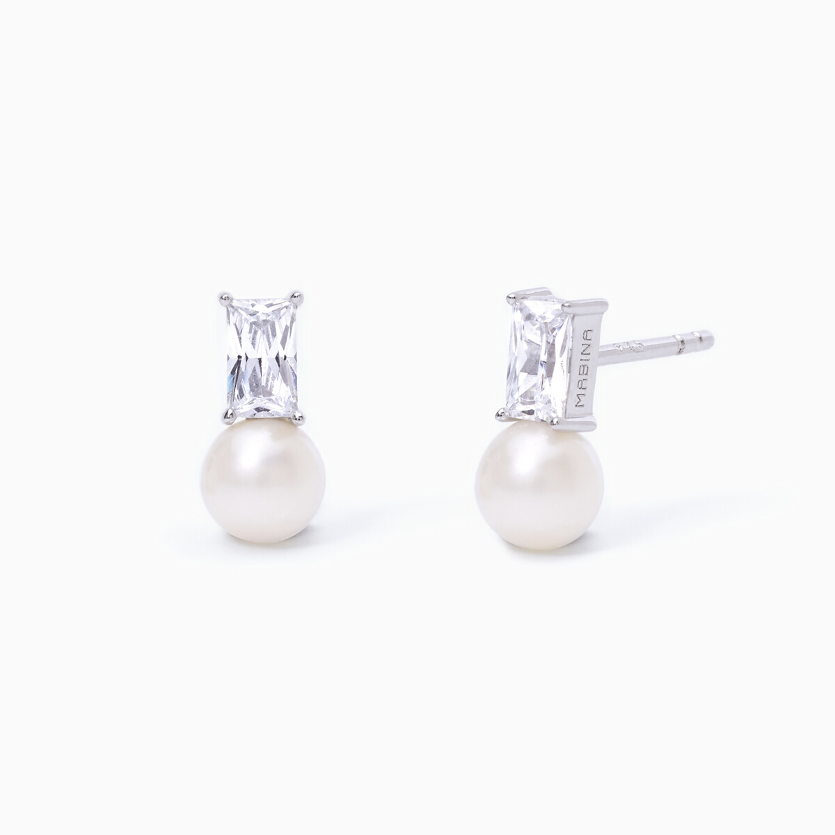 Orecchini Argento Con Perle - Mabina
