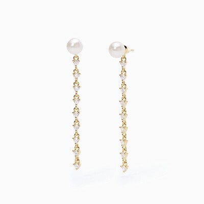 Orecchini Argento Con Perle - Mabina