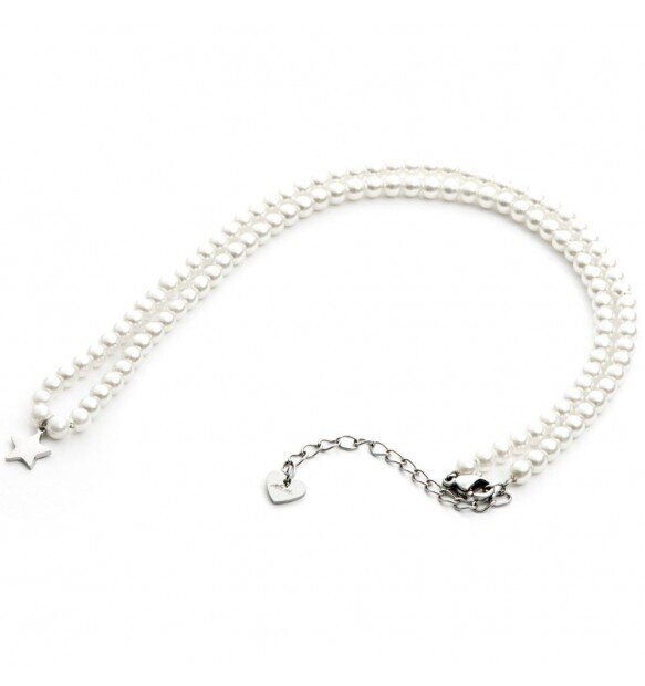 Collana 4Us Cesare Paciotti Pearl And Star Donna 4Ucl3583W