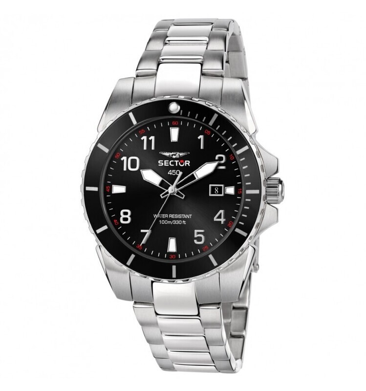 Orologio Sector Uomo 450 Black 43 Mm Orologio Sector Uomo 450 Black 43 Mm