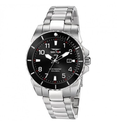 Orologio Sector Uomo 450 Black 43 Mm Orologio Sector Uomo 450 Black 43 Mm