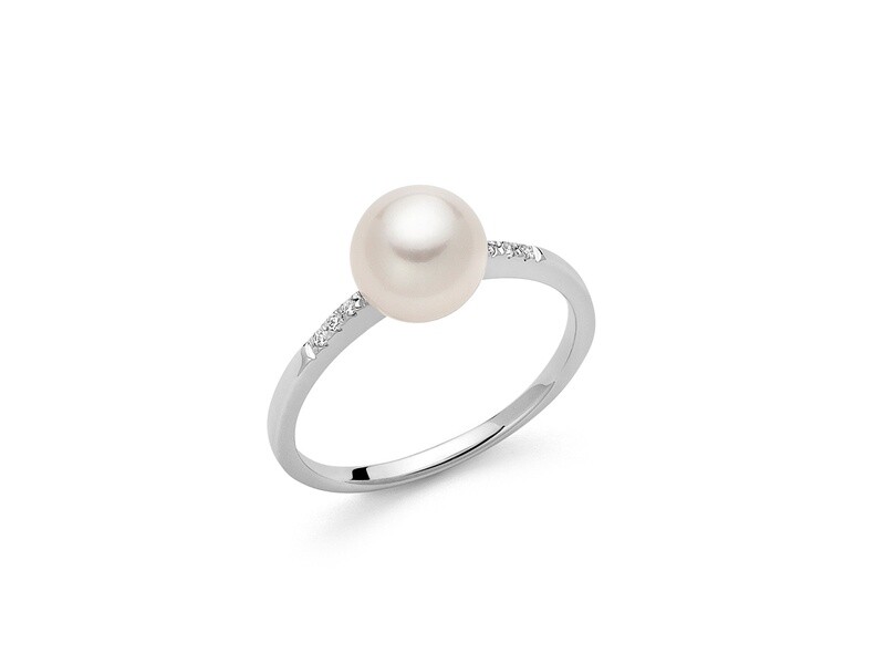 Anello "Perla" 7.5-8 Miluna
