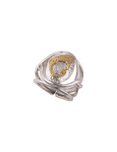 Anello Drago Intreccio Dorato - Spadafora Gioielli Anello Drago Intreccio Dorato - Spadafora Gioielli