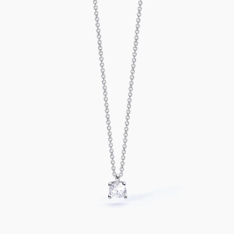 Girocollo in argento con punto luce SHINY- mabina gioiellli