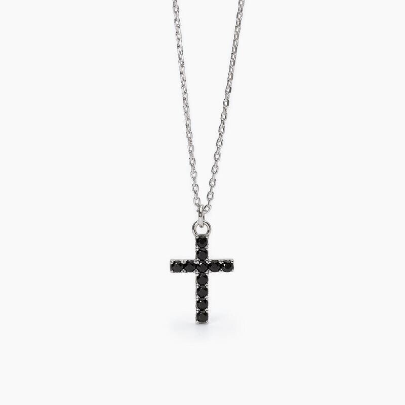 Collana in argento con ciondolo croce MYSTICAL- Mabina Uomo