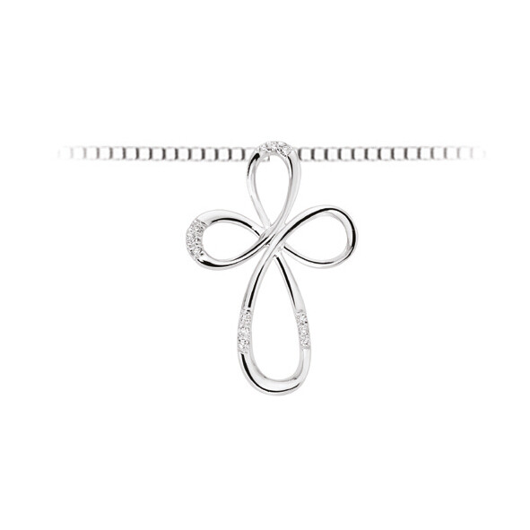 Croce Con Brillanti DonnaOro Luce Croce Con Brillanti DonnaOro Luce
