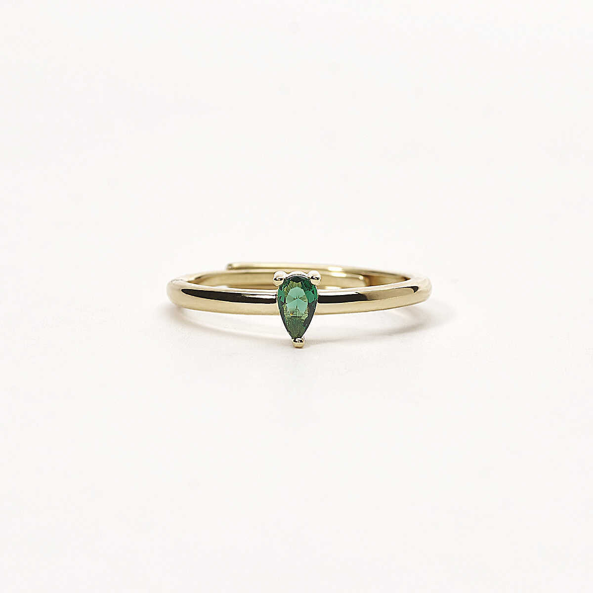 Anello Solitario Goccia