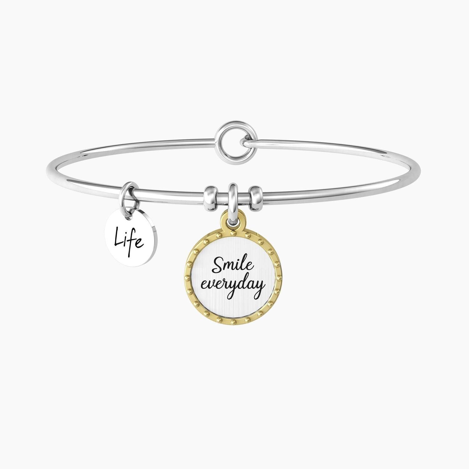 Bracciale Donna Rigido Con Ciondolo Tondo - Kidult