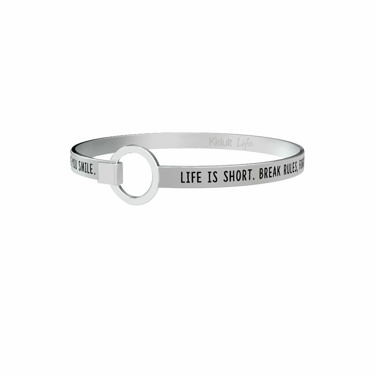 Life Is Short. Break Rules … M. Twain Bracciale - Donna - Kidult
