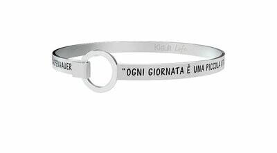 Ogni Giornata E' Una Piccola Vita … A. Schopenhauer Bracciale - Donna - Kidult