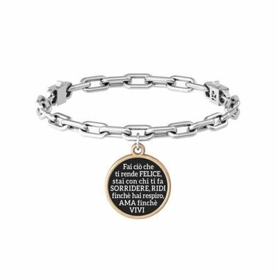 Bracciale Kidult In Acciaio Figlia  Felicita'  Family