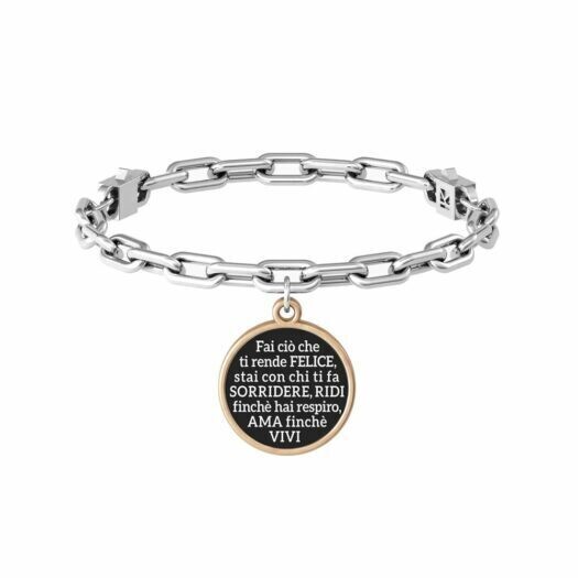Bracciale Kidult In Acciaio Figlia  Felicita'  Family