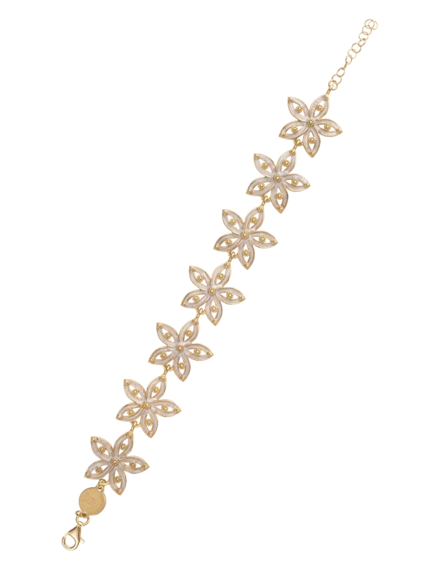 Bracciale Royale polvere di perle - Spadafora Gioielli Bracciale Royale polvere di perle - Spadafora Gioielli