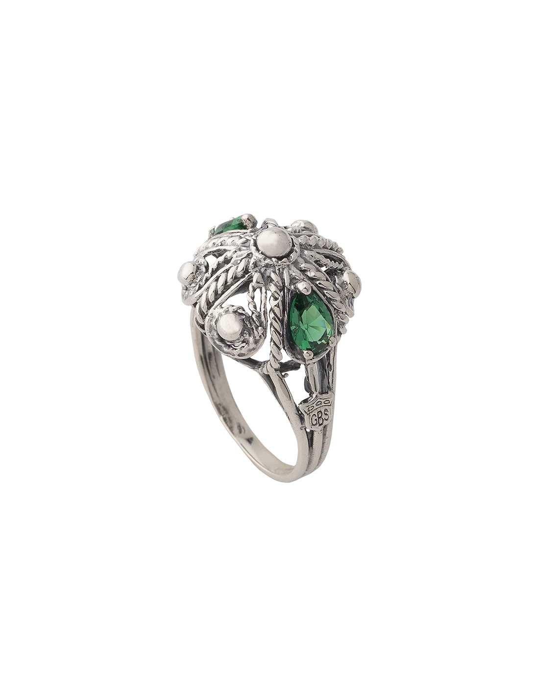 Anello imperiale Verde- Spadafora gioielli