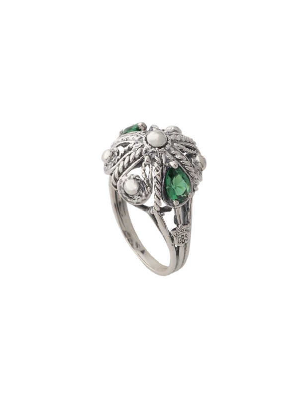 Anello imperiale Verde- Spadafora gioielli Anello imperiale Verde- Spadafora gioielli