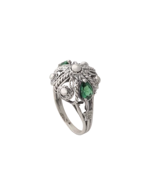 Anello imperiale Verde- Spadafora gioielli