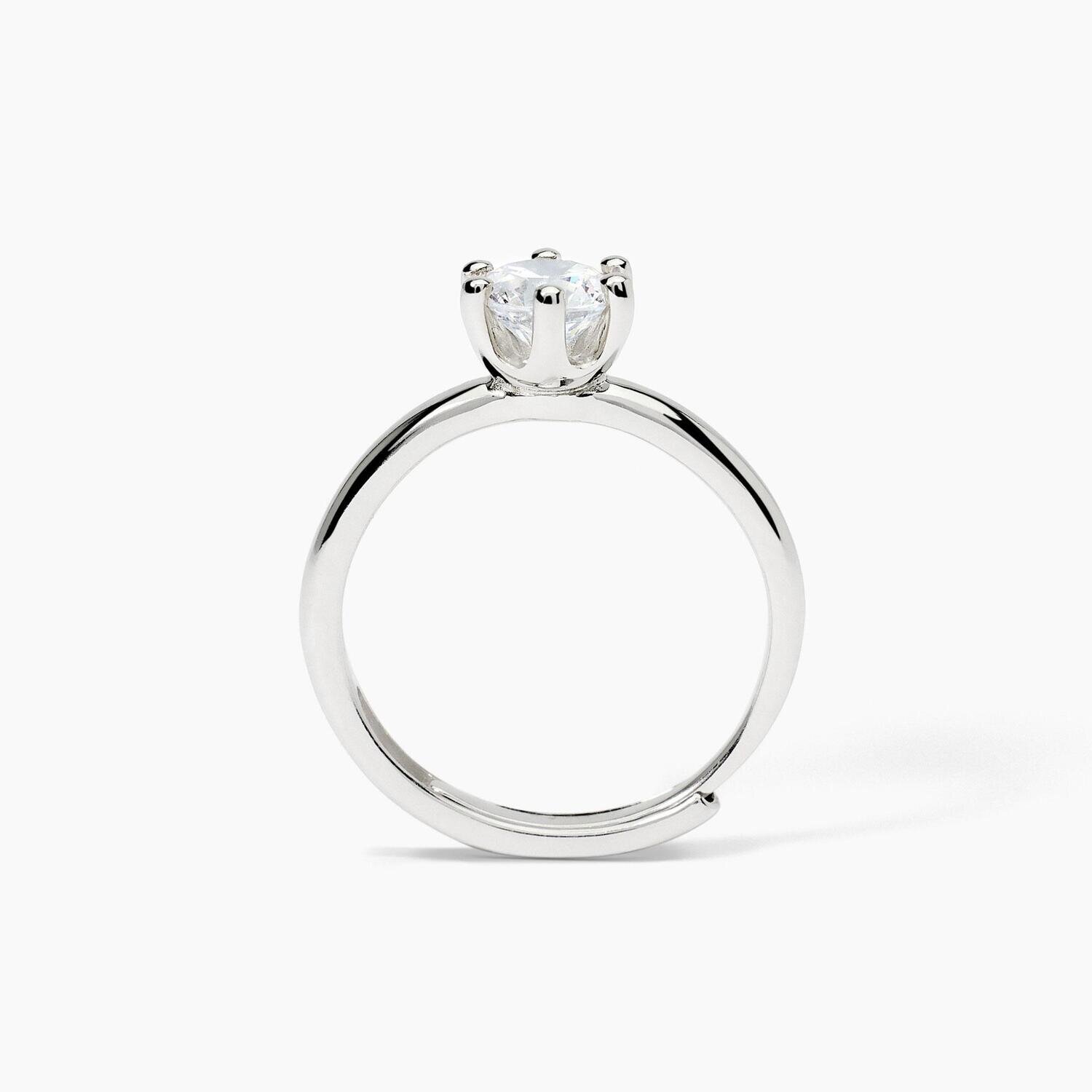 Anello in argento con zircone SOLITAIRE Mabina Gioielli - Donna