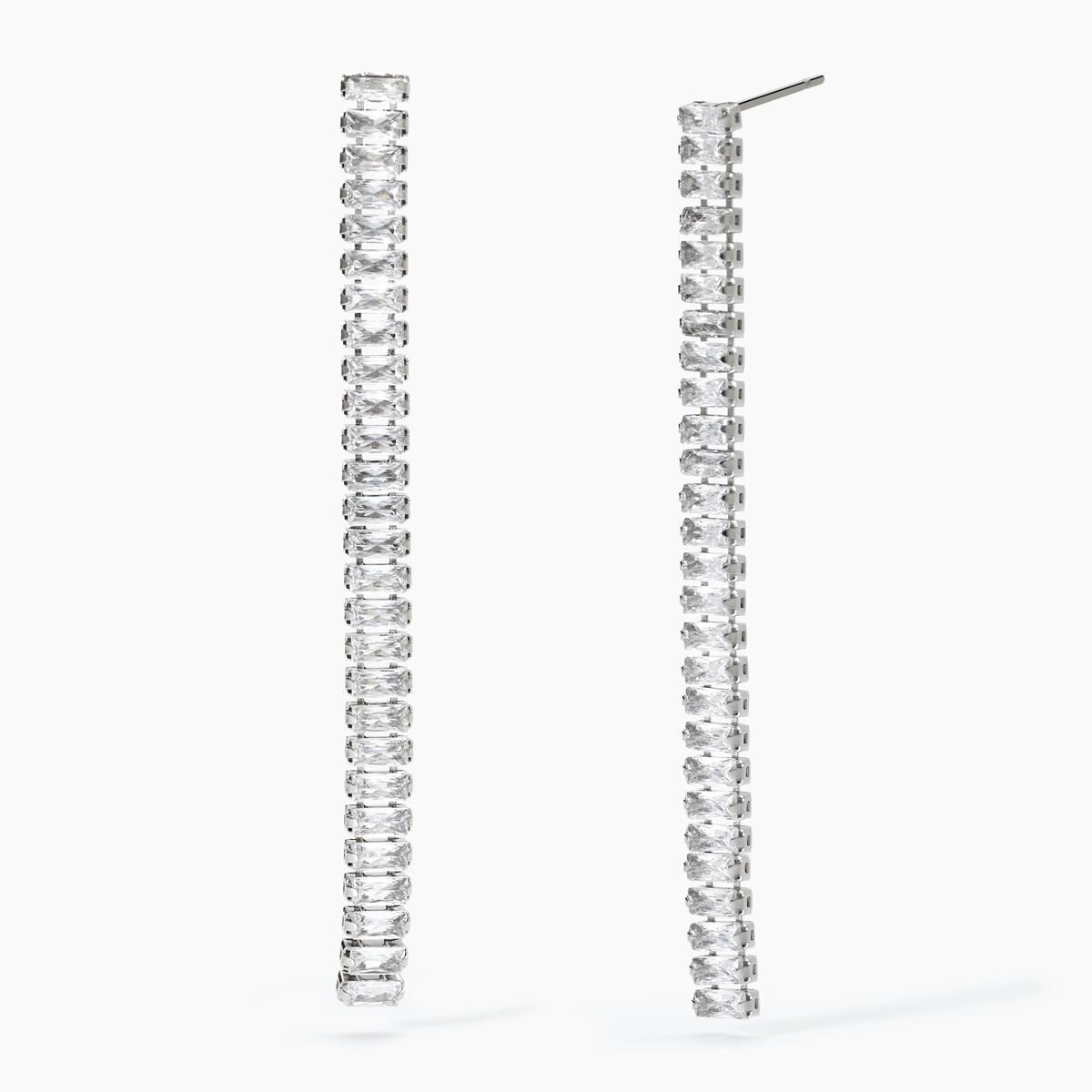 Orecchini in acciaio 316L zirconi Donna 2JEWELS