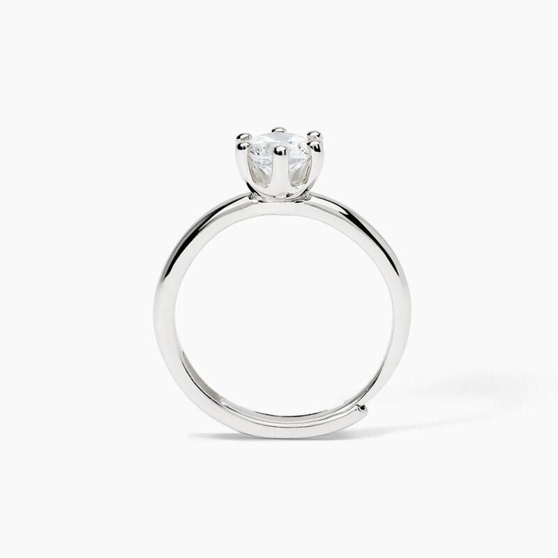Anello in argento con zircone SOLITAIRE Mabina Gioielli - Donna