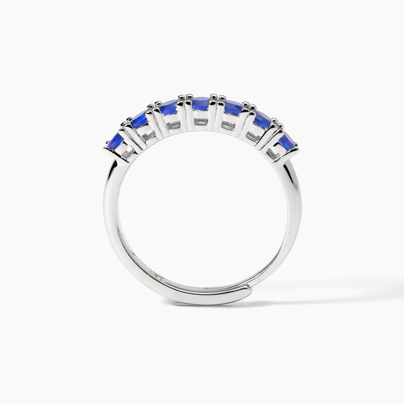 Anello in argento con zaffiri sintetici SOIRa Mabina Gioielli