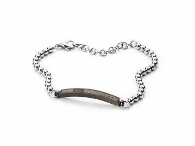 Bracciale Uomo 4us - STEEL - DOTS Bracciale Uomo 4us - STEEL - DOTS