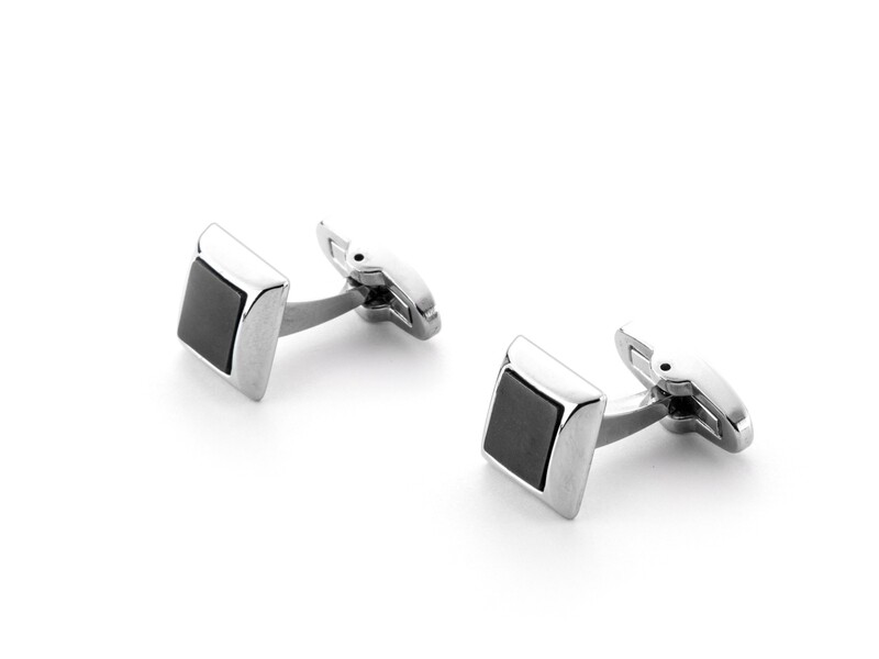 Gemelli Uomo 4us Paciotti STEEL/PVD NERO Gemelli Uomo 4us Paciotti STEEL/PVD NERO