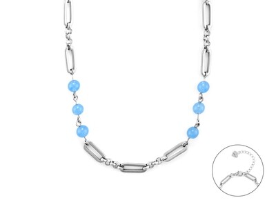 Collana Donna 4us- STEEL PIETRE CELESTI Collana Donna 4us- STEEL PIETRE CELESTI