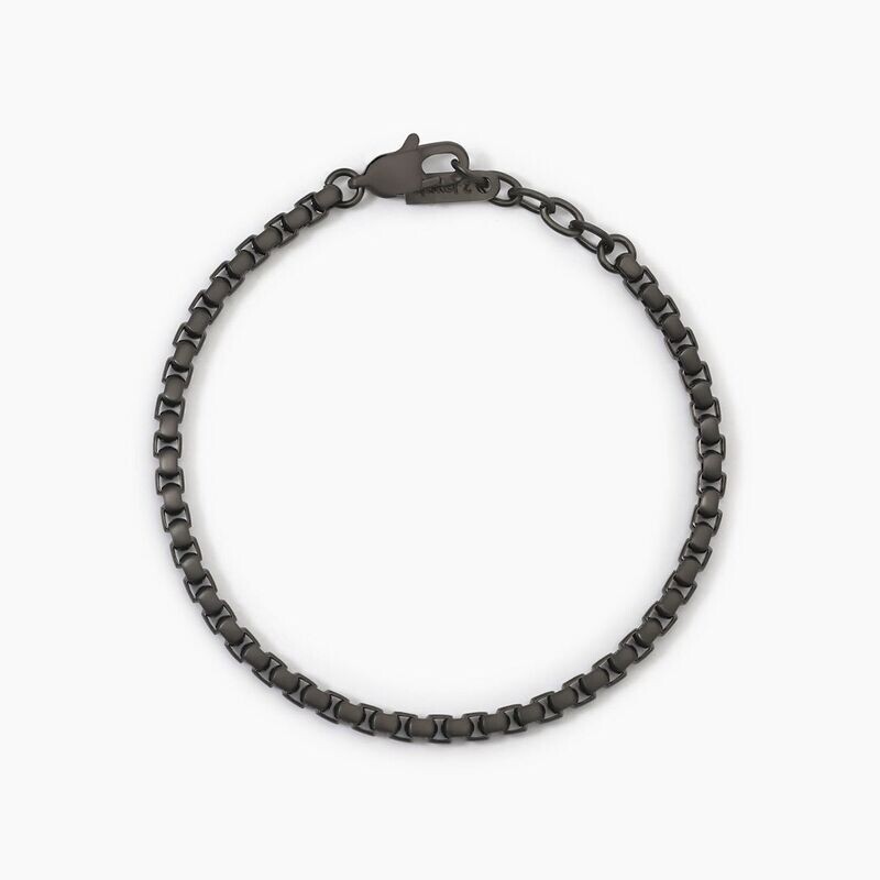 Bracciale in acciaio 316L PVD Gunmetal Uomo 2JEWELS