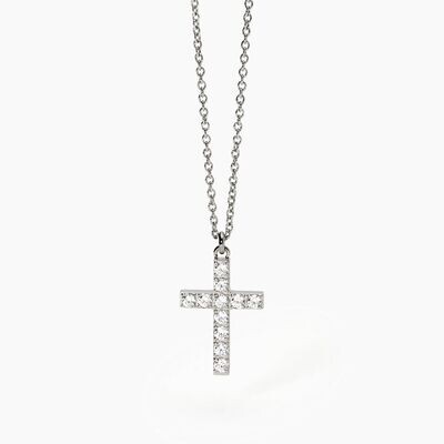 Girocollo in acciaio 316L zirconi Donna 2JEWELS