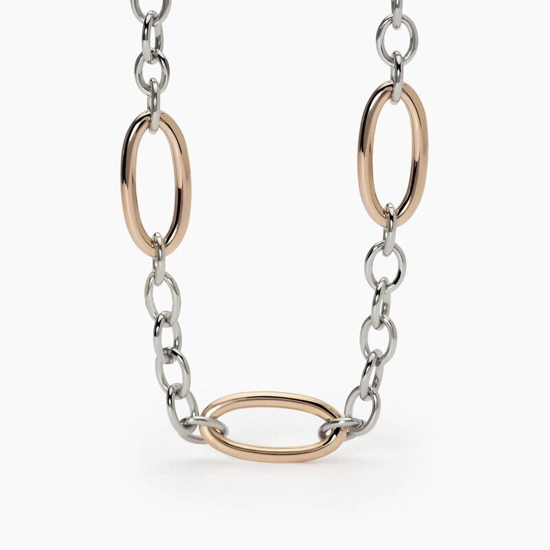 Girocollo in acciaio 316L PVD rosé Donna 2JEWELS