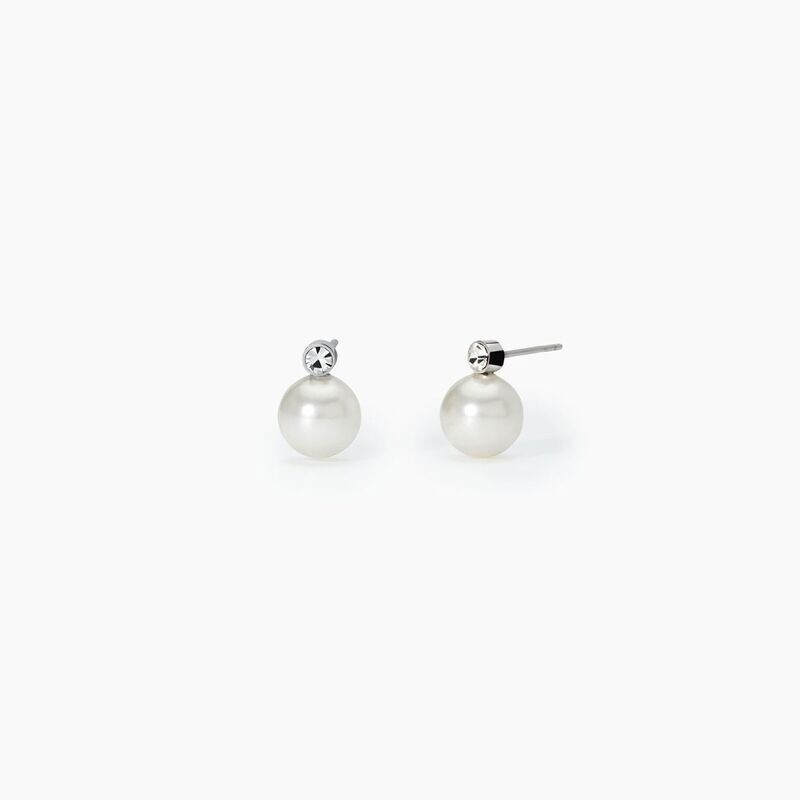 Orecchini in acciaio 316L perle conchiglia cristal Donna 2JEWELS