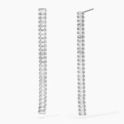 Orecchini in acciaio 316L zirconi Donna 2JEWELS