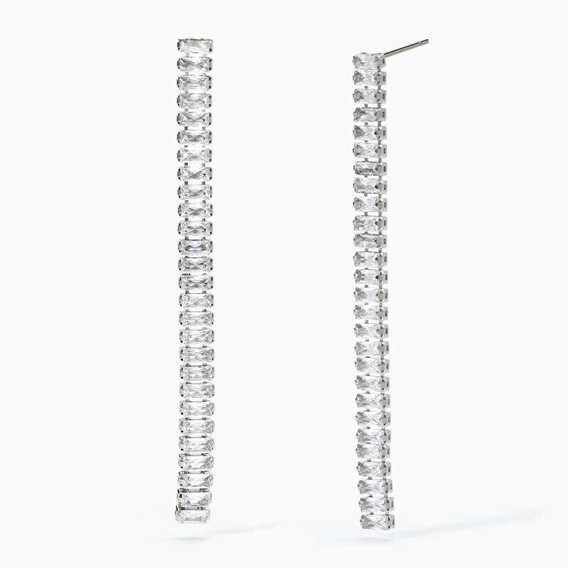 Orecchini in acciaio 316L zirconi Donna 2JEWELS