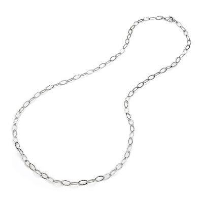 Collana Maglia Ovale Martellata - Giovanni Raspini Collana Maglia Ovale Martellata - Giovanni Raspini